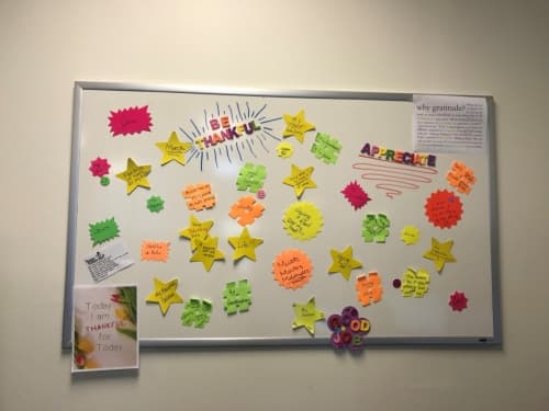 Team 2018 - Gratitude_wall